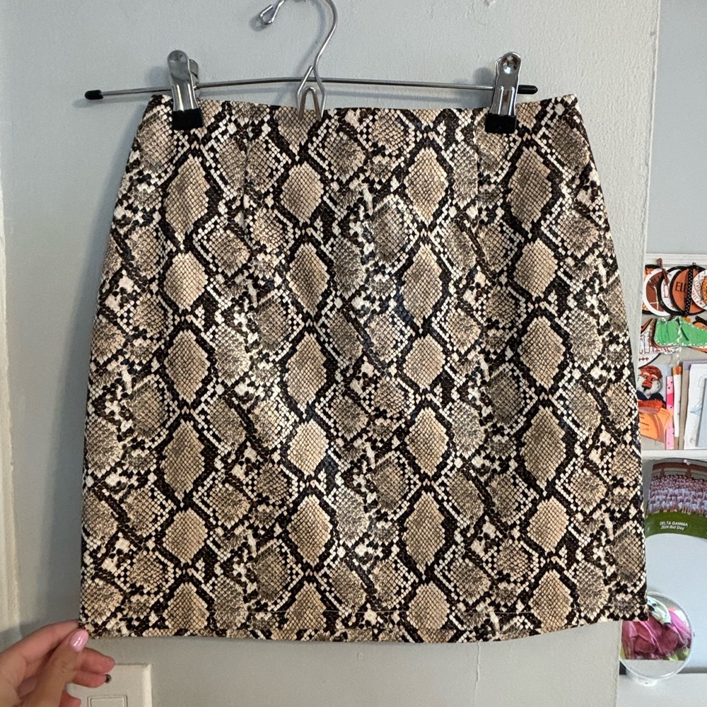 Idem Ditto Leather Skirt